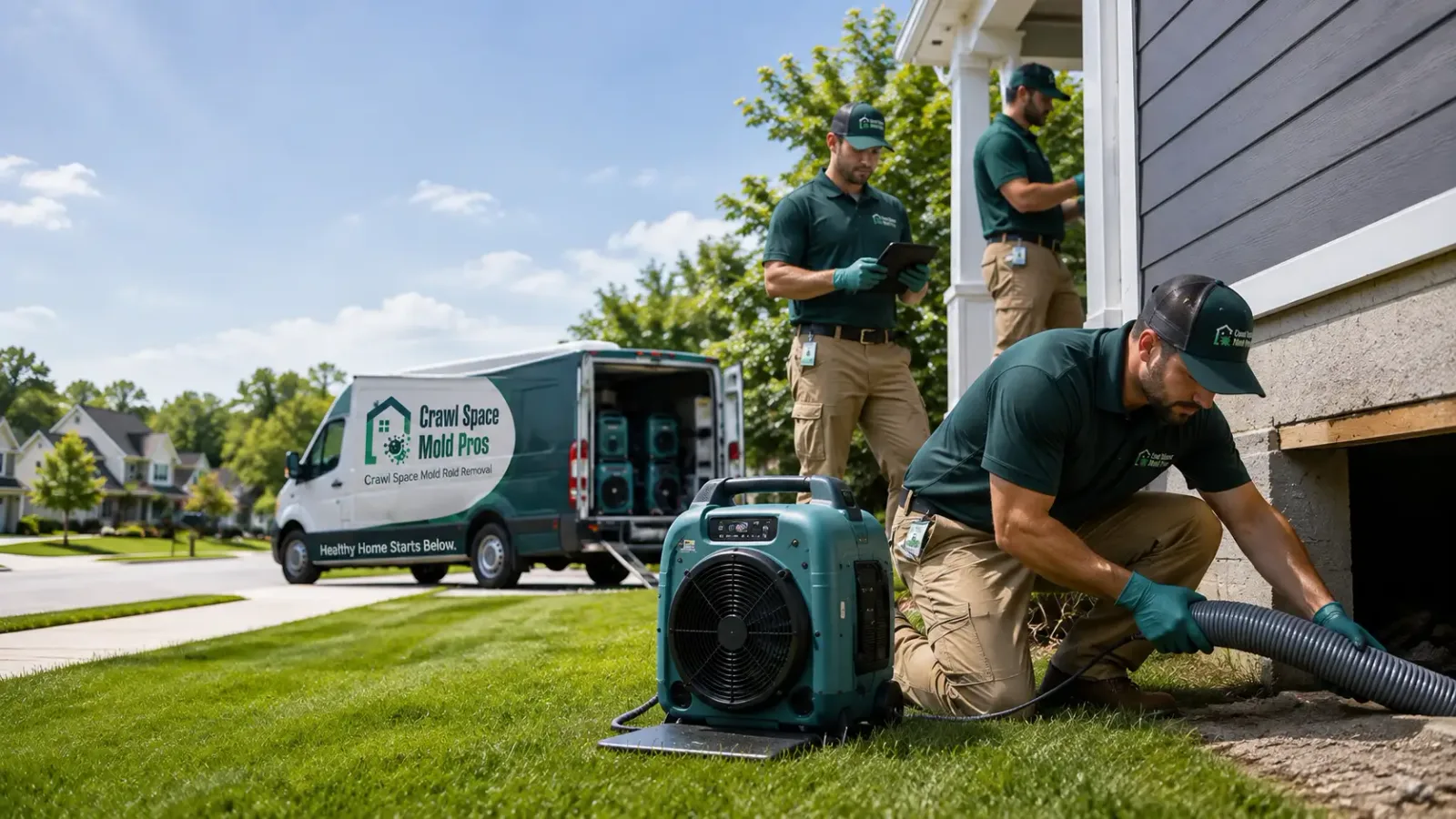 Crawl Space Mold Removal in Thomson, IL